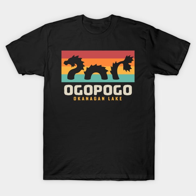 The Ogopogo of Lake Okanagan British Columbia Canadian Folklore T-Shirt by PodDesignShop